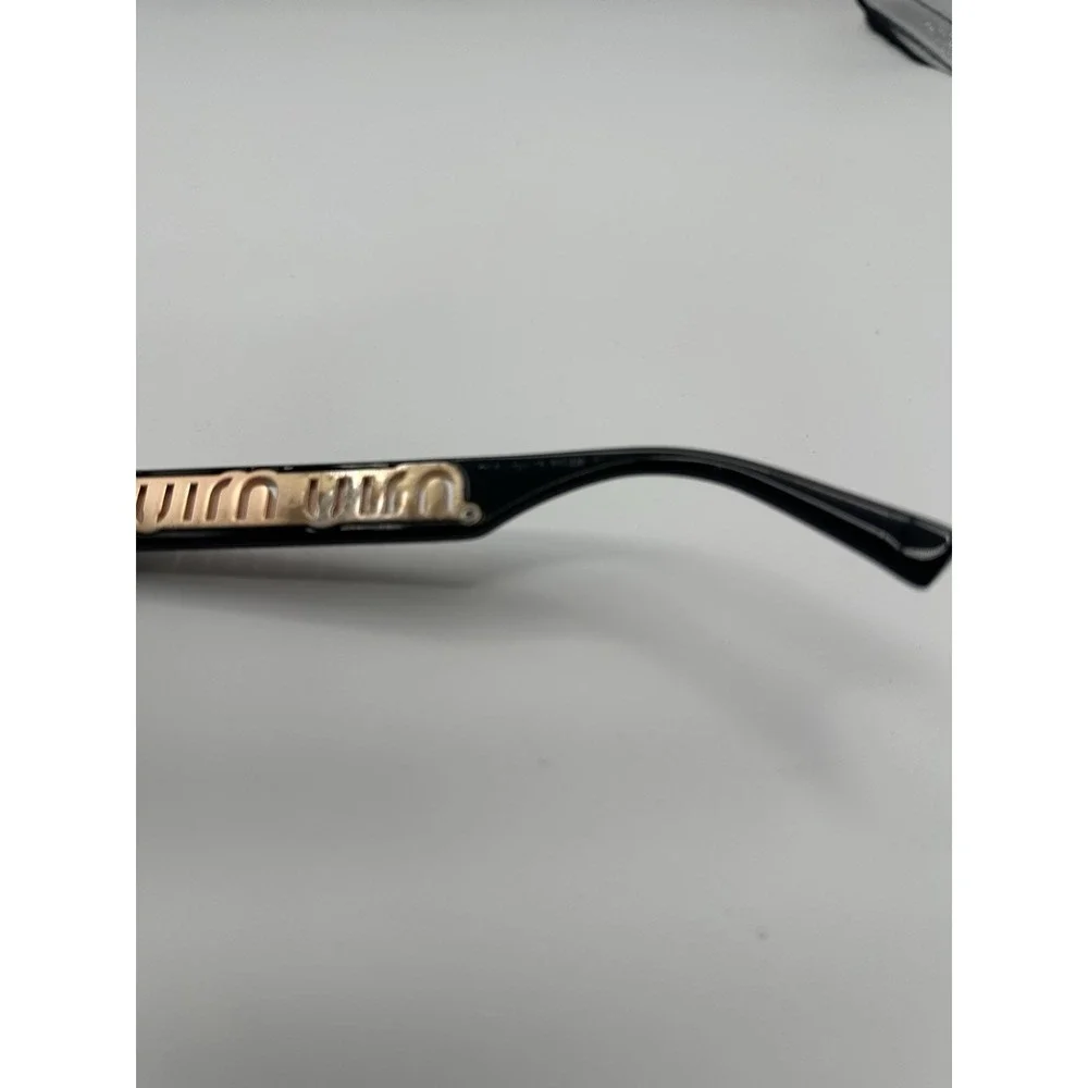 Miu Miu Women's Black 53MM Designer Sunglasses Gray Lenses Authentic
